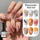 LILYCUTE 7ML Watercolor Nail Gel Peelable Base Gel Polish Function Nail Semi Permanent Soak Off UV Gel Nail Art Manicure Varnish