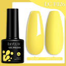 LILYCUTE Dark Grey Matte Color Series Gel Nail Polish Winter Long Lasting Full Coverage Manicure Soak Off Nails Art Gel Varnish
