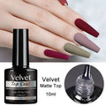 Clou Beaute 15ml Red Black White Green Neon Gel Nail Polish Base Top Coat Velvet Top 400 Colors Semi Permanent Gel Nail Varnish