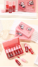 6Pcs/Set Lip Gloss Set Moisturizing and Moisturizing Mild Lipstick Non-Greasy Waterproof Lip Glaze Anti-Sweat Glossy Mirror Lipstick Long-Lasting Glossy Lip Glaze Set