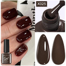 LILYCUTE 7ML 125 Colors Gorgeous Glitter Red Nail Gel Polish Semi Permanent Soak Off LED UV Gel Nail Art Manicure Varnish