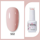 Clou Beaute 15ml Red Black White Green Neon Gel Nail Polish Base Top Coat Velvet Top 400 Colors Semi Permanent Gel Nail Varnish