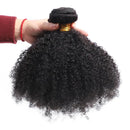 12A Afro Kinky Curly natural color 3 Bundles and 13x4 Lace Frontal Human Hair 8-24'' Brazilian Virgin Remy Pre Plucked Baby Hair