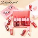 6Pcs/Set Lip Gloss Set Moisturizing and Moisturizing Mild Lipstick Non-Greasy Waterproof Lip Glaze Anti-Sweat Glossy Mirror Lipstick Long-Lasting Glossy Lip Glaze Set