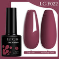 LILYCUTE 7ML Red Gel Nail Polish Matte Brown Semi Permanent Soak Off UV LED Gel Varnish Nail Art Design Manicure