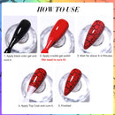 LILYCUTE 7ml Fluorescent Crackle Gel Nail Polish Neon Hybrid Natural Dry DIY Semi Permanent Soak Off Design Nail Art Varnish