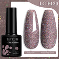 LILYCUTE 7ML 184 Colors Nail Gel Polish Shining Red Glitter Semi Permanent Nail Art Varnish Long Lasting UV LED Gel Manicure