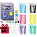 1400pcs Colorful Star Pimple Patch Acne Colorful Invisible Acne Removal Skin Care Stickers Concealer Face Spot Makeup Tools