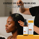 Healthy hair results using Thickening Spray Hair Mask Batana Conditioner