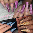 LILYCUTE 7ml Pink Fluorescent Reflective Gel Nail Polish Shining Glitter Neon Semi Permanent Soak Off UV Gel Nail Art Manicure