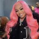 Rose Pink Color Body Wave Bundles Human Hair Unprocessed Virgin Hair Colored Fashion Pink Raw Hair 1/2/3/4 Bundles Deals
