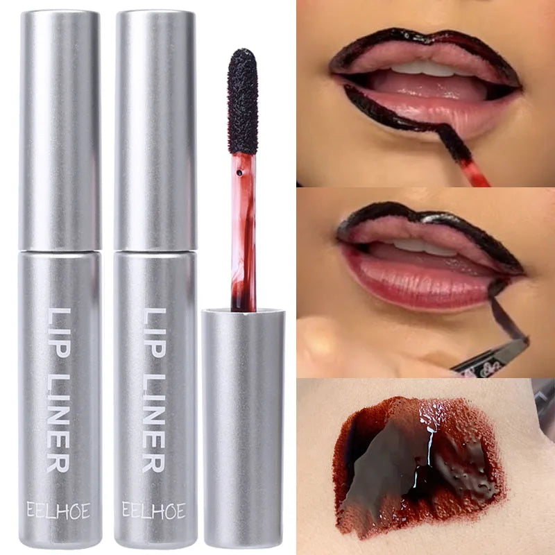 Lasting Peel Off Lip Liner Tattoo Makeup Amazing Waterproof Matte Non-Stick Cup Matte Lip Gloss Sexy Red Contour Lips Cosmetics