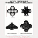 5 Blade for Razor Replacement Shaving Heads for Floating Washable Electric 5D Shavers Trimmers for Head Shaver Replaceme