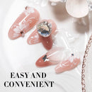 LILYCUTE 10ML Nail Rehinestone Glue Gel Nail Glue Super Strong Adhesive Gel DIY For Nail Charms Rhinestones Beads Flower