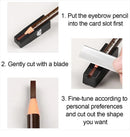 Eyebrow Pencil Microblading Supplies Set Waterproof Eyebrow Tattoo Tint Enhancers With Sharpener Brow 10Pcs Brow Trimmer Blade