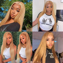 High Quality Remy Hair Honey Straight Blonde Brazilian Virgin Human Hair Bundle Color