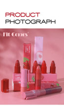 5 in 1 Matte Lipstick Crayon Kit Combo Red Purple Lip Tint Velvet Sexy Multicolour Lipstick Pen Non-stick Cup Lasting Lip Makeup