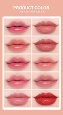Set of 10 Shimmering Lip Glosses, Easy to Apply, Lip Glaze, Lipstick, Non-Stick Cup, Non-Fading, Moisturizing, Shiny Lip Gloss, Glass Lip, Shimmering Pearlescent Lip Gloss Set