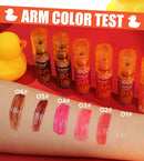 MLSMILE Duck Lip Plump Lip Oil Moisturizing Lip Gloss Mirror Water nature long-lasting Gloss Gloss Pearl Lip Glaze Set