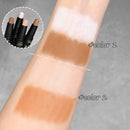 Dual-Ended Contour & Highlighter Stick - Matte Finish, Long-Lasting, Waterproof for Medium Skin Tones, for Return School