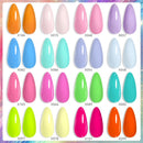 LILYCUTE 7ML Nail Gel Summer Color Series Nail Gel Polish Semi Permanent Soak Off LED UV Gel Nail Art Design Manicure Varnish
