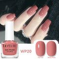 LILYCUTE 7ml Water-Based Nail Polish Pink Gittler Color Long Lasting Quick Drying No Need of Lamp to Cure Nail Supplies For Nail