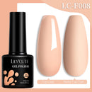LILYCUTE Dark Grey Matte Color Series Gel Nail Polish Winter Long Lasting Full Coverage Manicure Soak Off Nails Art Gel Varnish