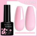 LILYCUTE 7ML Nail Gel Polish Full Coverage Manicure No Wipe Top Coat Base Coat Primer Soak Off LED UV Gel Nail Art Gel Varnish