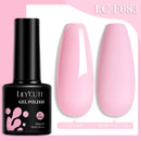 LILYCUTE 7ML Nail Gel Polish Full Coverage Manicure No Wipe Top Coat Base Coat Primer Soak Off LED UV Gel Nail Art Gel Varnish