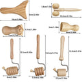 Wood Therapy Massage Tool Lymphatic Drainage Massager Wooden Therapy Cup Mushroom Massager Anti Cellulite Fascia Massage Roller