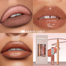 1set, 8 colors lip liner lipstick combo, long-lasting moisturizing, easy to apply, comes with a pencil sharpener, gift for women
