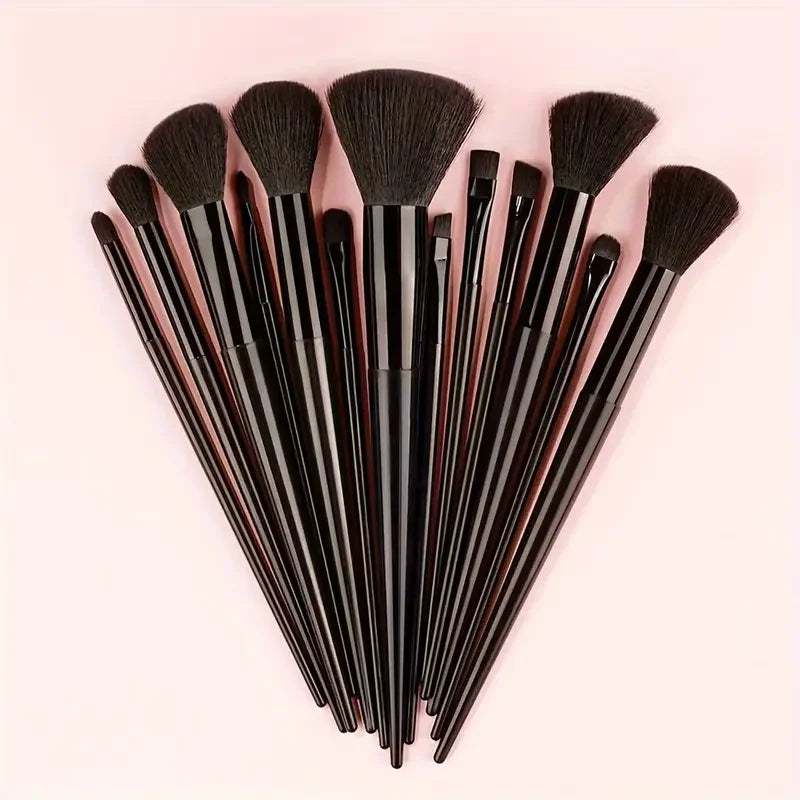 NEW13PCS Makeup Brush Set Eye Shadow Highlighter Concealer Brush Blush Loose Powder Brush Blending Soft Fluffy Women Beauty Tool