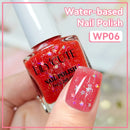 LILYCUTE 7ml Water-Based Glitter Nail Polish Long Lasting Quick Drying No Need of Lamp to Cure Nail Supplies For Nail Manicure