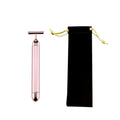 24K Gold T Beauty Roller Energy Roller Electric Face-lifting Facial Massage Beauty Tools Waterproof Vibrating Face Care Stick