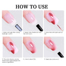 LILYCUTE 7ML Watercolor Nail Gel Peelable Base Gel Polish Function Nail Semi Permanent Soak Off UV Gel Nail Art Manicure Varnish