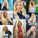#613 Blonde Body Wave Bundles Human Hair Virgin Remy Brazilian 1/3/4 Human Hair Bundles Deal Human Hair Extensions 10-30 Inch