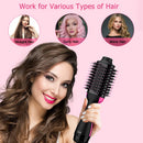 4-in-1 Hair Dryer Brush Blow-Dryer Styler Volumizer with Negative Ion Anti-Frizz Hot Air Brush Upgraded Hairdryer for Salon