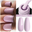 LILYCUTE Dark Grey Matte Color Series Gel Nail Polish Winter Long Lasting Full Coverage Manicure Soak Off Nails Art Gel Varnish