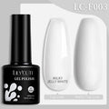 LILYCUTE Dark Grey Matte Color Series Gel Nail Polish Winter Long Lasting Full Coverage Manicure Soak Off Nails Art Gel Varnish
