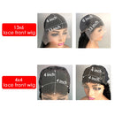 200 Density Deep Wave Human Hair Lace Front Wig 13x6 Hd Transparent Lace Frontal Wig 13x4 Curly Pre Plucked Lace Wigs For Women