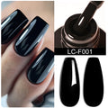 LILYCUTE Dark Grey Matte Color Series Gel Nail Polish Winter Long Lasting Full Coverage Manicure Soak Off Nails Art Gel Varnish