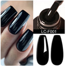 LILYCUTE Dark Grey Matte Color Series Gel Nail Polish Winter Long Lasting Full Coverage Manicure Soak Off Nails Art Gel Varnish