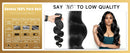 100% Unprocessed Virgin Brazilian Human Hair Bundles Natural Black Color 30 32 Inch Body Wave 3/4 Bundles Raw Hair Extensions 16A Remy Pure Human HairBundle
