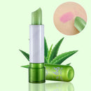 Moisturizing Aloe Vera Color-Changing Lipstick Temperature-Activated, Lip Balm for Nourishing, Anti-Drying, Exfoliating Lip Care