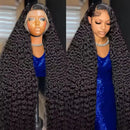 High Density 250% 40 46Inch Deep Wave 13x4 13x6 HD Lace Front Human Hair Wig Loose Water Wave Curly Lace Frontal Wigs Human Hair