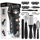 Using Care Tool Dead Hard Skin Callus USB on feet