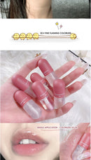 Shuiguang capsule lip honey kit moisturizes and moisturizes the mirror surface sparkling colorless transparent glass lip oil