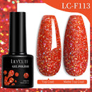 LILYCUTE 7ML Red Gel Nail Polish Matte Brown Semi Permanent Soak Off UV LED Gel Varnish Nail Art Design Manicure