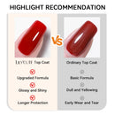 LILYCUTE 18ML Base Gel Top Coat Nail Polish Function Gel Semi Permanent Soak Off UV LED Nail Art Manicure Nail Varnish