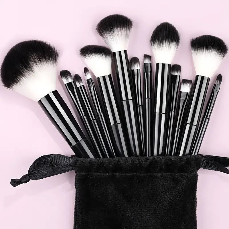 NEW13PCS Makeup Brush Set Eye Shadow Highlighter Concealer Brush Blush Loose Powder Brush Blending Soft Fluffy Women Beauty Tool